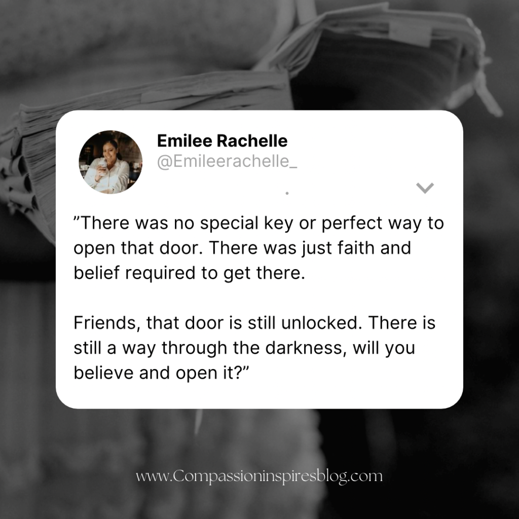 A quote by Emilee Rachelle about faith in Jesus.