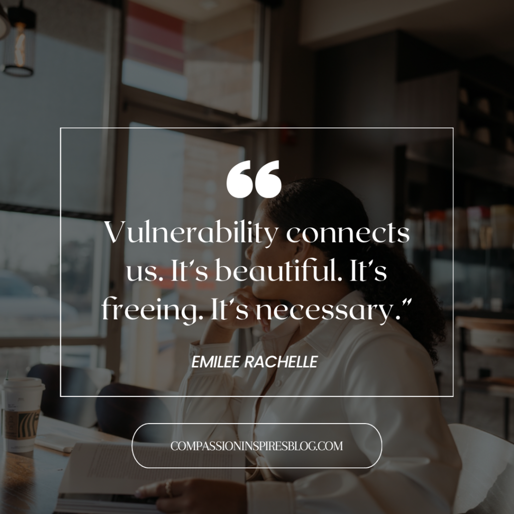 Vulnerability quote by Emilee Rachelle. 