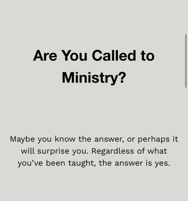 Ministry doesn’t just begin inside of a church building, it starts with those around you. Who are the people God has put in your path for you to demonstrate love (coming from the definition above) to? 

I want you to think of a time you really lost patience. Is there a person that comes to mind when you think of loosing your patience? Odds are you can show God’s love by being patient with that person next time. I know you’re probably rolling your eyes at me (with a smile I hope 😅) for suggesting that, but that is certainly an opportunity to do ministry. I enjoyed Pastor T.O Banso’s comment on ministry,

Every Christian is called into ministry, but not every Christian is called to head or lead a church, or resign from his paid employment or career to do so ministry.”

Link in bio to read blog post or https://compassioninspiresblog.com/are-you-called-to-ministry/

#ministry #lovegodlovepeople #jesus #christianquotes #christianencouragement #christianwriter #compassioninspires #compassioninspiresblog #ministrylife #christiancommunity